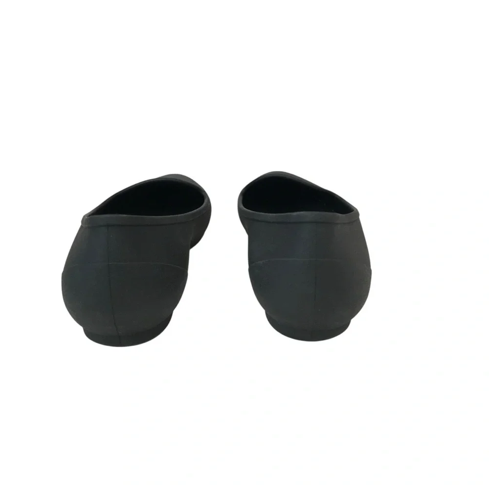 CROCS Brooklyn Flat women’s Size 8 Shoes Black Pointed Toe Slip On Comfort Flats - Picture 2 of 6